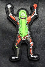 Pickle Rick PVC Rubber Hook Fastener Patch picture