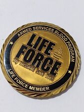 Armed Services Blood Program Life Force Member Challenge Coin picture