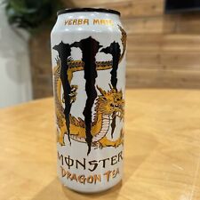 NEW - MONSTER DRAGON TEA 🐉 Energy Drink YERBA MATE Full 15.5 FL OZ CAN picture