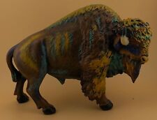 Ebros Colorful Native American Bison Buffalo Figurine 9.25