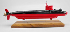 NR-1 US Navy NR1 Nuclear Research Submarine Mahogany Kiln Wood Model Large New picture
