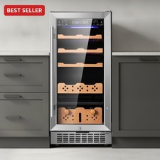 88L Cigar Humidor Cabinet Electric Humidors Refrigerated Climate Control Cooler picture