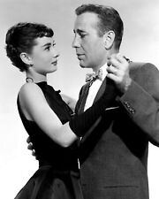 1953 HUMPHREY BOGART & AUDREY HEPBURN in SABRINA Classic Film Poster Photo 8x10 picture