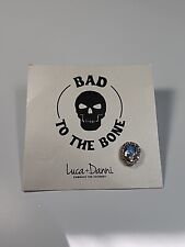 Bad to the Bone Skeleton Face Lapel Pin Luca + Danni Embrace the Journey picture