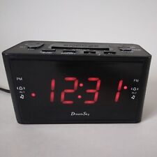 Dream Sky Model: DS-201 Radio Alarm Clock-Dual Alarm-AM/FM-Corded-Tested Works picture