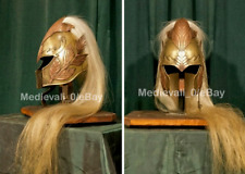 18G Medieval LOTR Elven Helmet Knight Helmet Lord of the ring Helmet With Plume picture