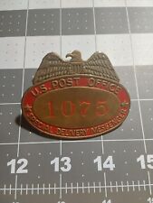 n US Post Office Mail Special Delivery Messenger No 1075 Hat Badge picture