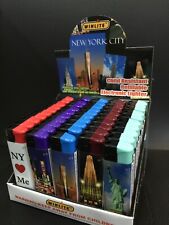 50 PACK New York City Electric Cigarette Lighters Full Standard Size Wholesale picture