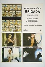 BRIGADE MONDAINE / VICTIMS OF VICE Original exYU movie poster 1978 J. SCANDELARI picture