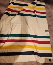Vintage Early’s Witney Point Pure Wool 4 Point Blanket Trapper Cabin England picture