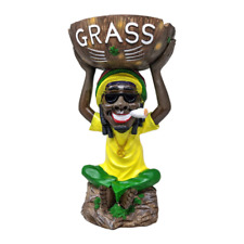 Handcrafted Rasta Jamaican Man Basket Ashtray picture