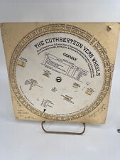 Vintage 1933 Cuthbertson Verb Wheel German Language DC Heath & Co. USA picture