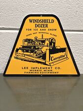 Caterpillar Dozer Thick Metal Sign Industrial Machinery Sale Service Gas Oil picture