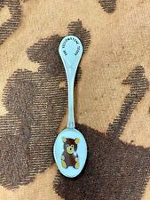 Vintage Rare ‘The Yellowstone Teddy’ H.S.I Collectible Spoon picture