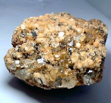 418GM Extremely Rare Huge Riebeckite Quartz Crystals On Matrix Specimen Pakistan picture