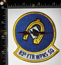 USAF US Air Force 83rd Fighter Weapons Squadron Patch picture