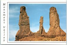 Postcard - Three Sisters - Sandstone Monoliths in Monument Valley - Utah-Arizona picture