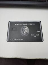 Centurion AMEX METAL BLACK CARD NOVELTY CUSTOMIZED -YOUR NAME-NO CHIP- 3 WEEKS picture