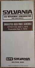 1973 Sylvania ECG Replacement Semiconductors Components Price  Brochure A15 picture