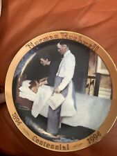 Freedom from Fear Collector Plate by Norman Rockwell-MIB-Ships Free picture