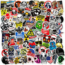 100 Pcs Funny Hard Hat Stickers Construction Electrician Helmet Tool Box Decals picture
