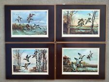 Lot Of 4 Vtg Pimpernel Placemats Goose Mallard Duck 7.5” X 8.5” Made In England picture