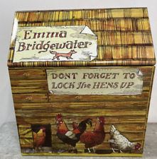 Emma Bridgewater Hen Rooster House EMPTY Collectible Tin Storage Container picture