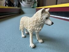 Schleich WHITE ARCTIC WOLF Adult Wildlife Figure 2014 Dog Wolves 14742 Polar Toy picture