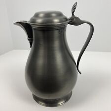 John Somers Pewter Pitcher Vintage Stamped JS X MG 9.5” picture