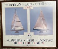 America’s Cup Challenge 1987 - Australia’s First Defense Signed Cameron Print picture