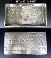 Vintage 100yr OLD - HERSHEY - 5lb HERSHEY'S Chocolate Bar Mold 19 x 10 x 2-1/2