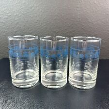 Vintage Corning Corelle Old Town Blue Glass Glasses Tumblers 4