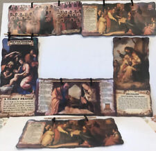 Lot Of 6 Terra Sancta Scrolls wax paper Holy Land Jesus Bible Israel Religious picture