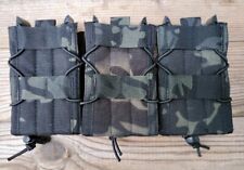 . 3 MULTICAM BLACK HSGI HIGH SPEED GEAR STYLE RIFLE TACO POUCH SET OF 3 picture