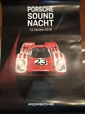 AWESOME Porsche 917 5- Poster Sound Nacht October 2018 SET  picture