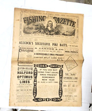 Vintage 1916 issue THE FISHING GAZETTE Salmon Trout and General Angling picture