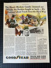 Vintage 1930s Goodyear Tires Print Ad picture
