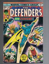 1975 Defenders #28 - Buscema- Very nice; first Starhawk; Guardians of the Galaxy picture