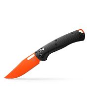Benchmade Taggedout 3.48'' Folder Carbon Fiber Orange Cerakote Clip Point Knife picture