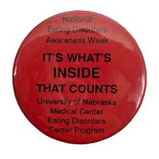 National Eating Disorders Awareness Week It’s What’s Inside That Counts Button picture