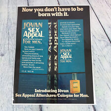 1975 Jovan Sex Appeal Aftershave Cologne Genuine Magazine Advertisement Print Ad picture