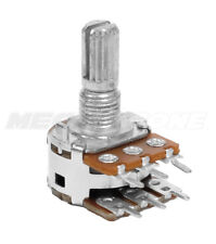 A50K Ohm Audio Dual Gang Potentiometer PCB-Mount 16mm Alpha Brand. USA Seller picture