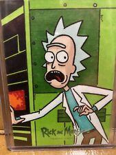 2018 Cryptozoic Rick and Morty Sketch Card 1/1. Season 2.  Artist Dave Windett picture