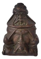 Antique KBW Kathodion Bronze Works Arab Man Tobacco Jar/ Cracker Jar, Very Rare picture