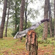Custom Handmade Carbon Steel Blade Tactical Machete Knife | Hunting | Camping picture