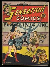 Sensation Comics #27 GD 2.0 See Description (Qualified) DC Comics picture