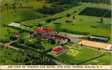 Linen PC Aerial View Young's Gap Hotel and Golf Course in Parksville, New York picture