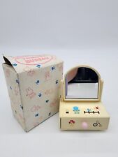 Vintage 1978 Sanrio Mini Dresser Trinket Box Vanity Mirror Elephant Japan Cream picture