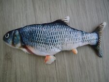 Bass Fish Zipper Pouch Plush Novelty Stash Spot Collectible Lake Angler Decor picture