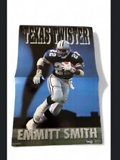 VINTAGE Dallas Cowboys TEXAS TWISTER POSTER EMMITT SMITH TROY AIKMAN 11x17 picture